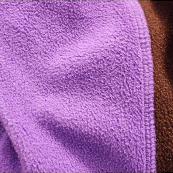 Tek Gear Black & Purple Athletic Jacket~ Full Zip~ Pockets & Media~ Size XL - Picture 2 of 7